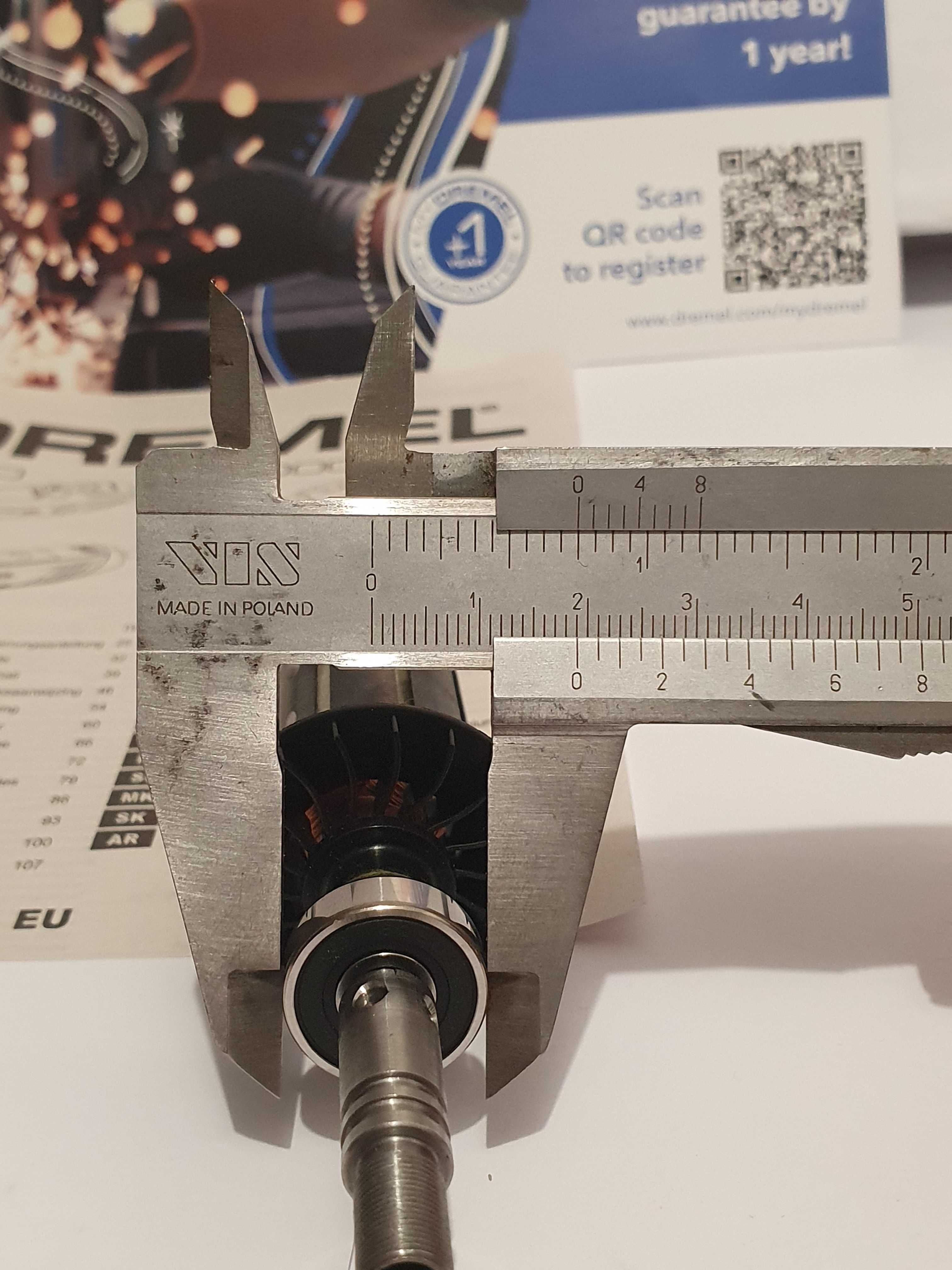 Wirnik twornik +szczotki do DREMEL 3000 miniszlifierka Nowe oryginal