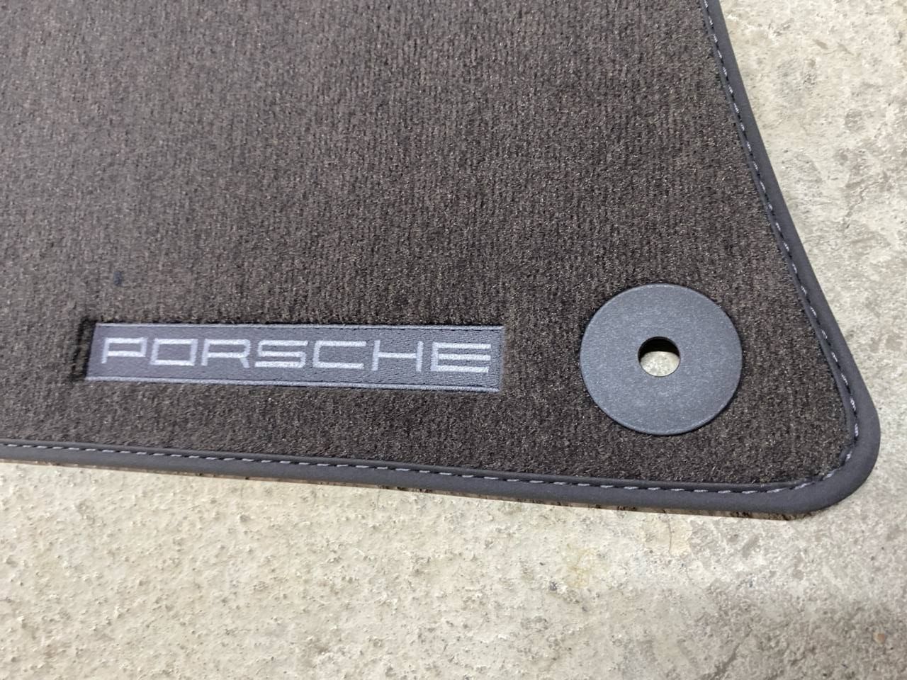 Porsche cayenne 958 килимкі велюрові  коричневі 7p5863011doj1