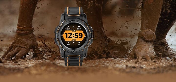 Hammer Watch Plus Amoled, Gps, Smartwatch Sportowy