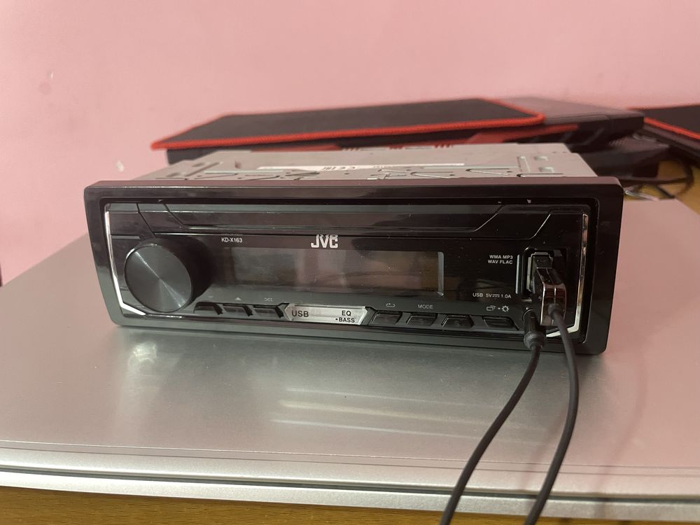 Магнітола JVC KD-X163 + Bluetooth адаптер