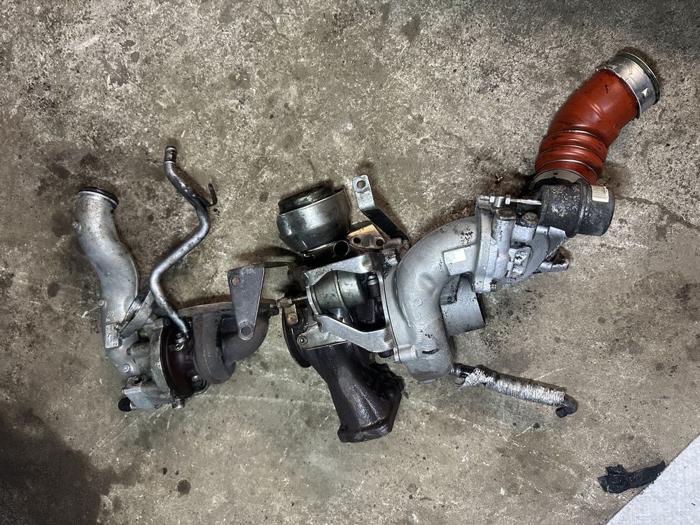 Turbiny BMW E60 E61 x5 535D M57N2 biturbo 282km komplet, sprawne