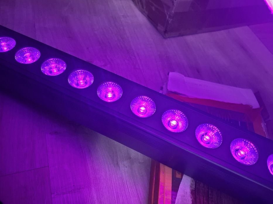 UKing LED DMX512 oświetlenie imprezowe 24x3W RGB Disco efekt świetlny