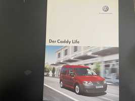 Prospekt katalog Volkswagen Caddy Life 2005 r. 52 strony