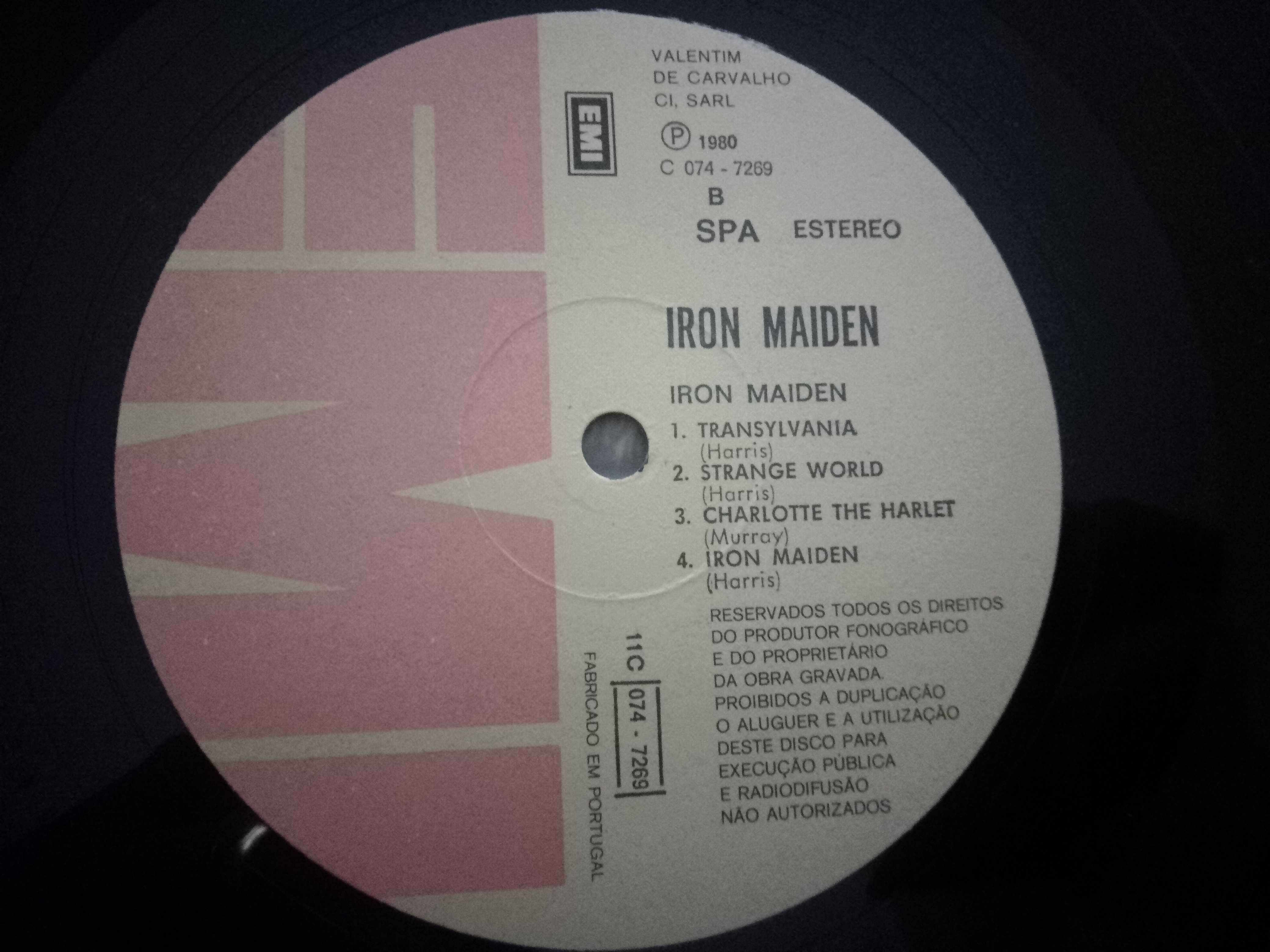 Iron Maiden - " Iron Maiden " ... LP em vinil