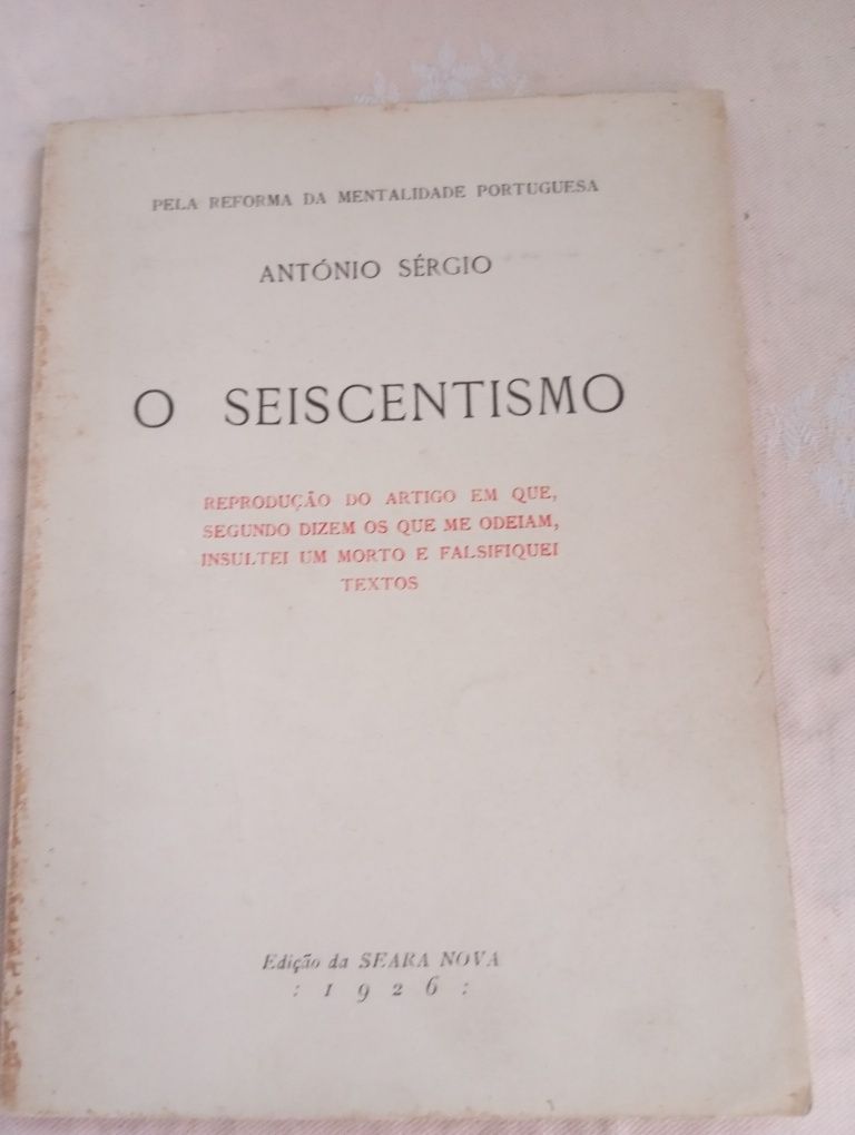 António Sérgio - O Seiscentismo