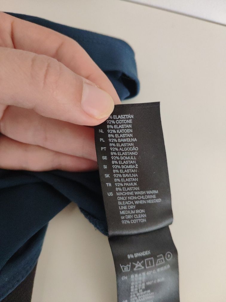 Mini spódnica/spódniczka H&M granatowa. Rozm 40/L