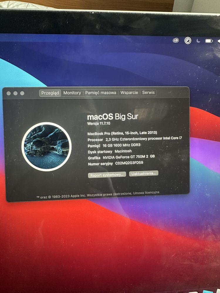 Macbook pro, late 2013, retina, 15 inch