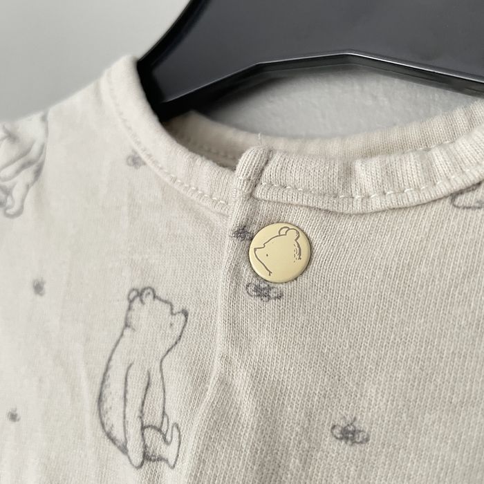 Tu Disney kubuś puchatek Piżamka pajacyk śpiochy 100% bawełna 62 - 68