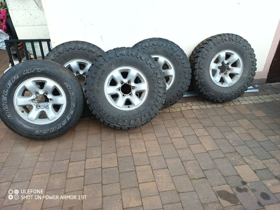 Koła M/T 4x4 z felgami offroad Pajero, Patrol, Help, Nissan 33