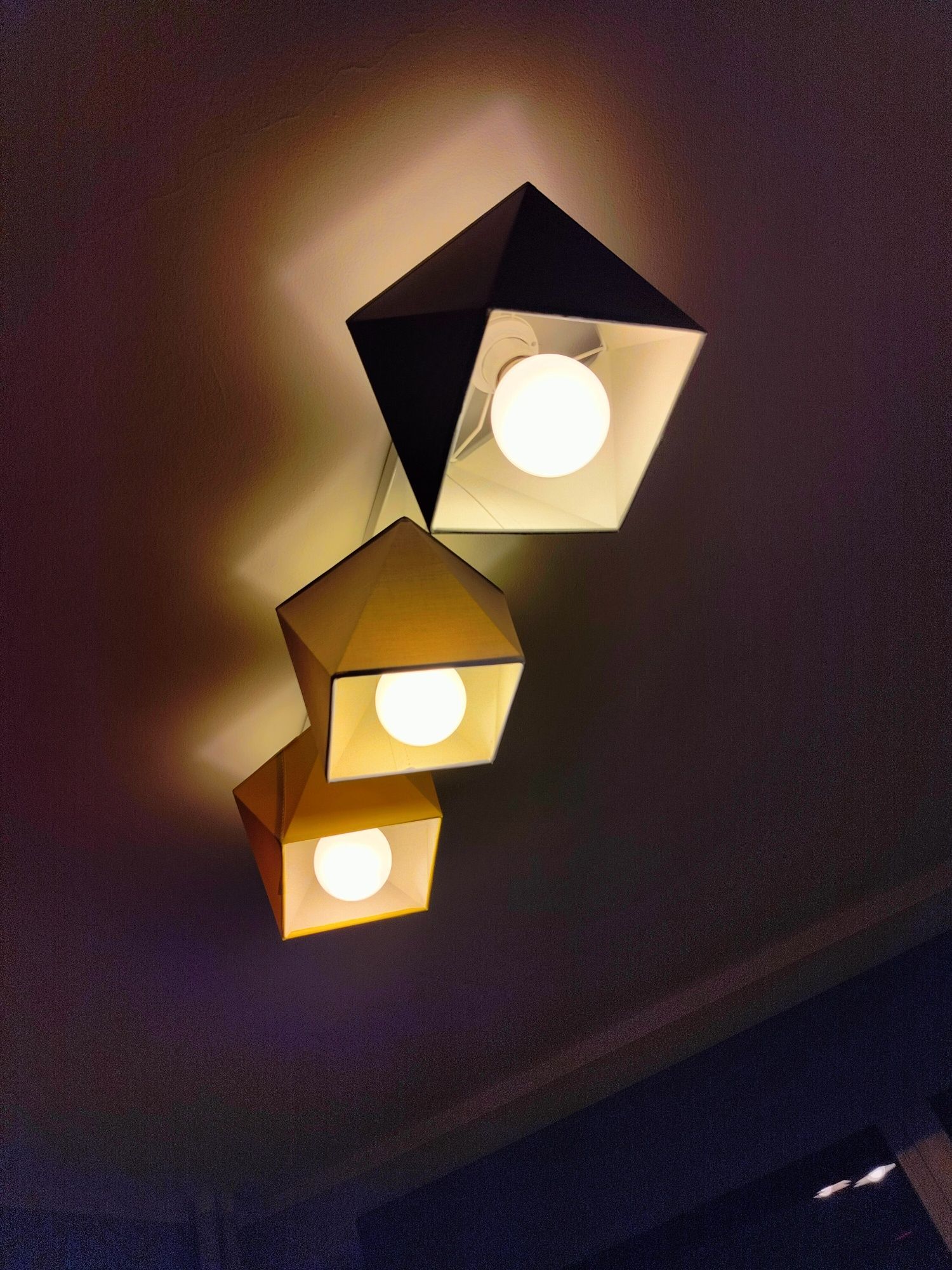 Żyrandol lampa sufitowa wisząca DIAMENCIK 3 lampy