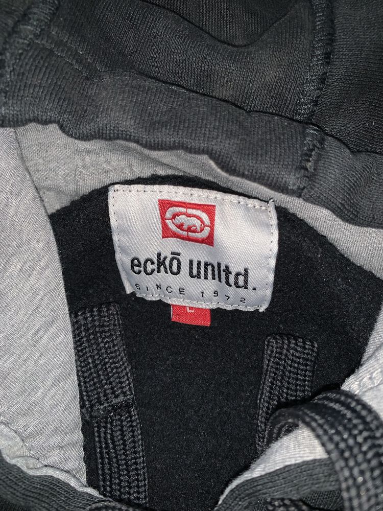 оверсайз худи ecko unltd. кофта big logo sk8 rap y2k streetwear boxfit