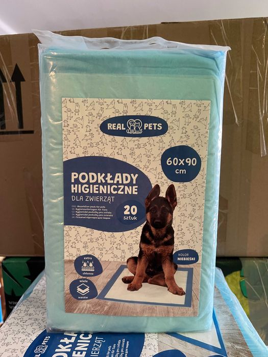 Maty higieniczne dla zwierząt podkłady duże XL 60x90cm 20szt + Gratis