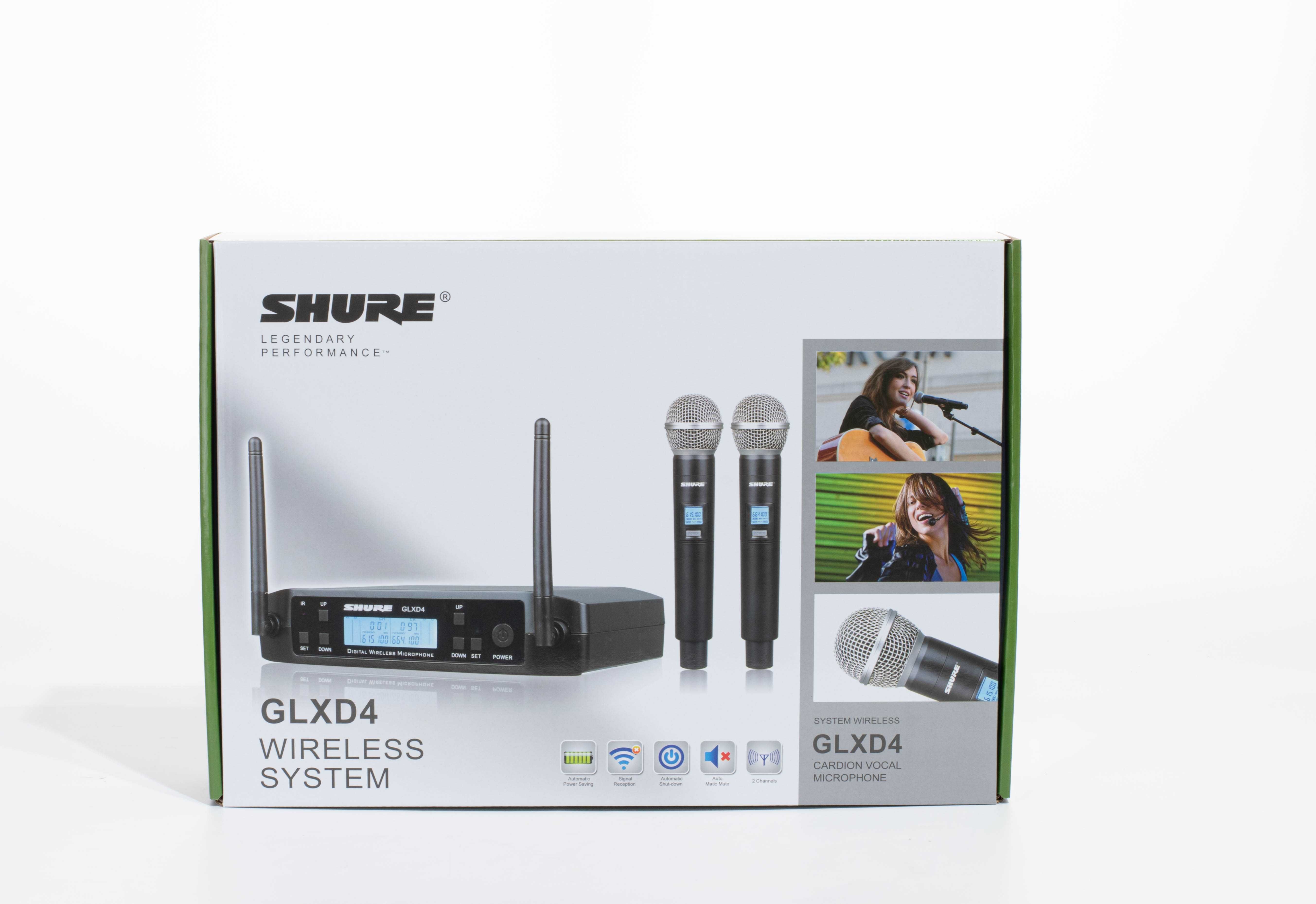 SHURE GLXD4/BETA58A радіосистема з двома ручними мікрофонами
