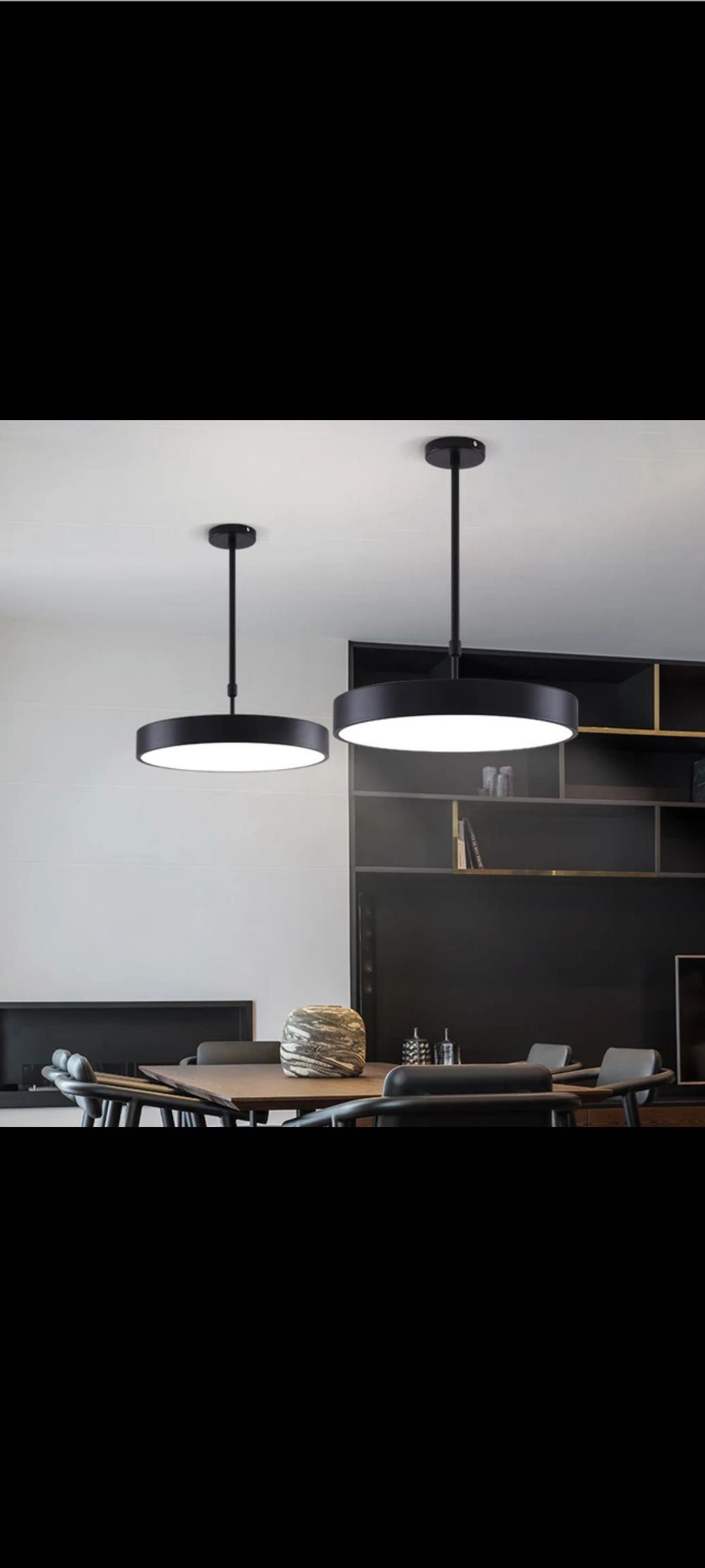 Nowy lampy wiszące, modernistyczne, nowoczesne, 50 cm średnica