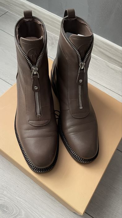 Напів чоботи шкіряні