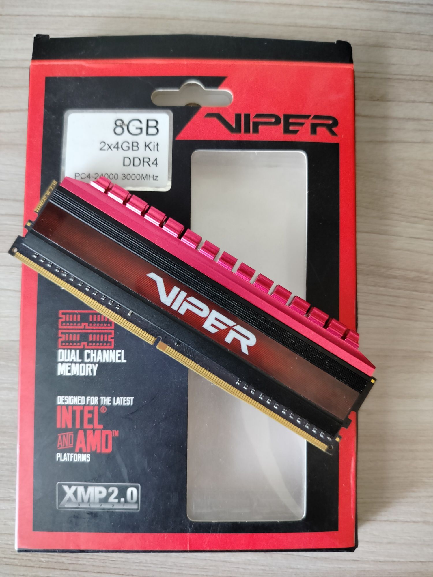 Patriot Viper ddr4 4gb Pudełko