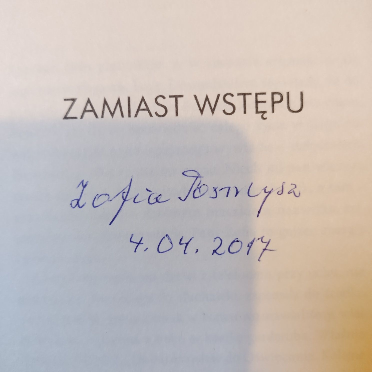 Królestwo za mgłą. Zofia Posmysz. Z autografem.