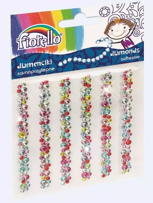 Naklejki dekoracyjne kryształki. Fiorello