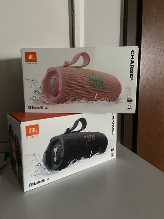 Jbl Charge 6 | Czarny / Różowy.
