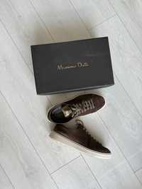 Чоловічі шкіряні кеди Massimo Dutti розмір 45 замшевые кеды кроссовки