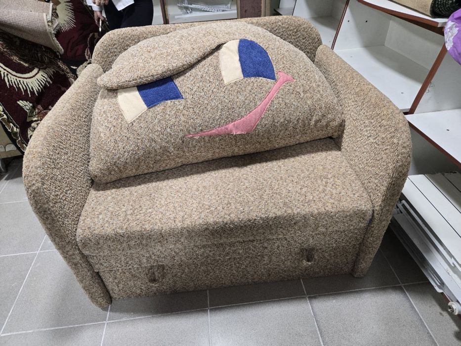 Розкладний диванчик малютка з бортиками