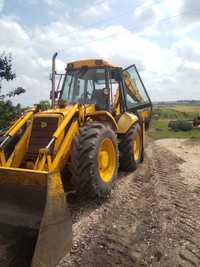 JCB 4CX, 4X4  na rownych kolach,koparko-ladowarka,nie case,new holland