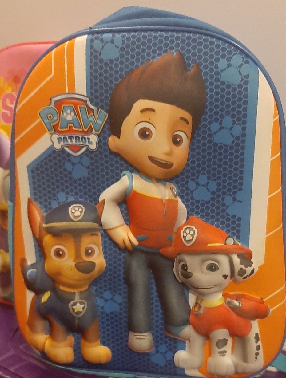 Plecak niebieski z Rayderem Paw Patrol.nowy bez metki papierowej