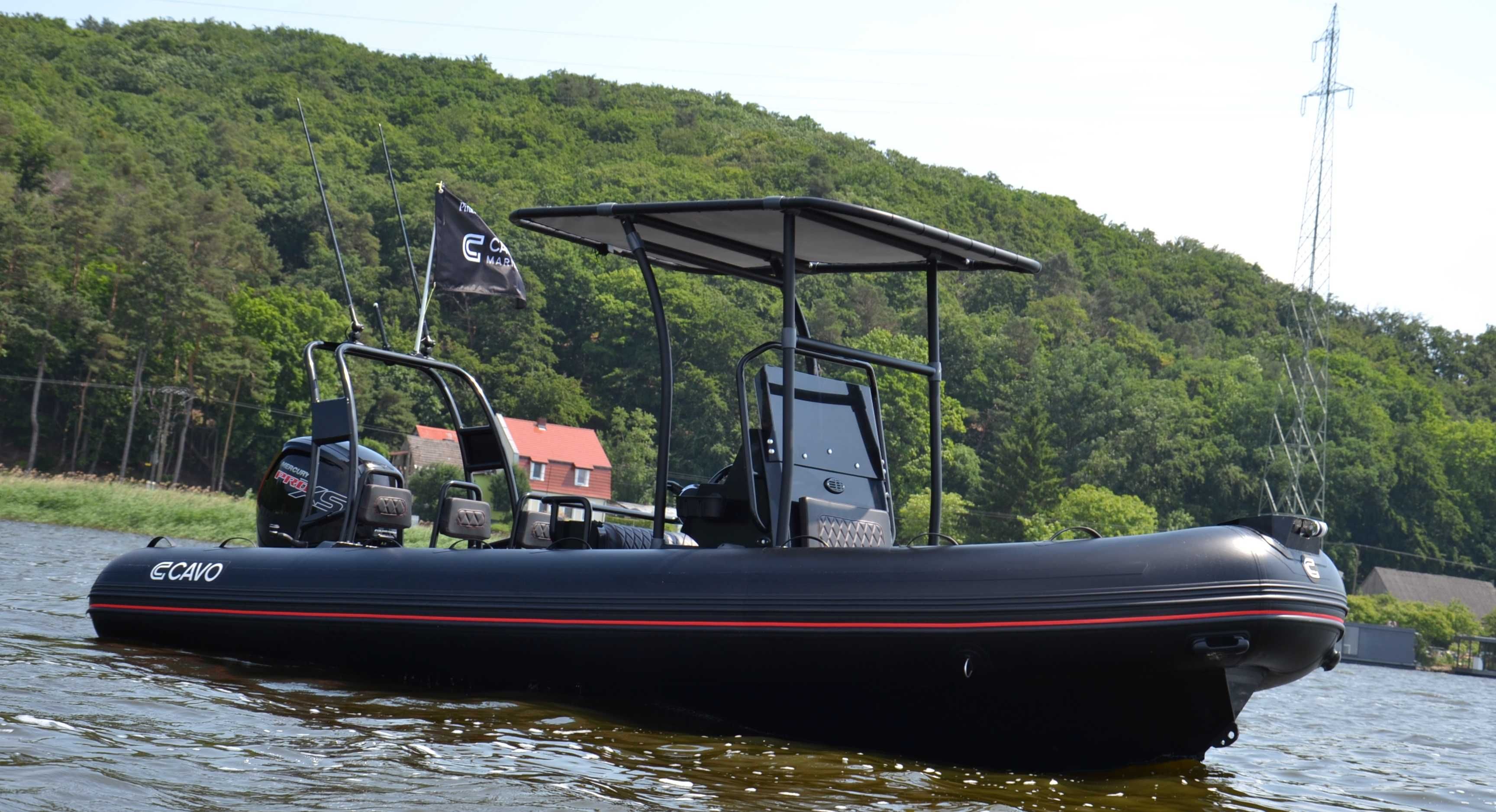 RIB CAVO 560LX + MERCURY F115 PRO XS (wer. zatokowo-morska)