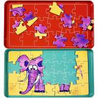 Gra podróżna magnetyczna The Purple Cow - Puzzle