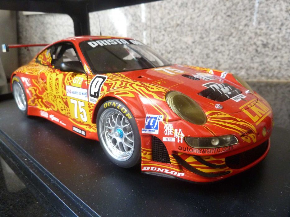 1:18 AutoArt, Porsche 911 GT3 RSR, Asia Team, LeMans 2009, Minichamps