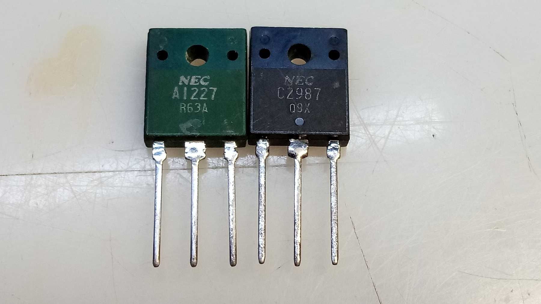 Транзистори NEC 2SA1227 2SC2987.