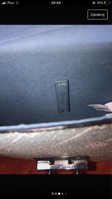 Niebieska torebka Bershka