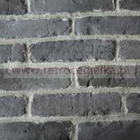 Płytki z cegły - grafitowe