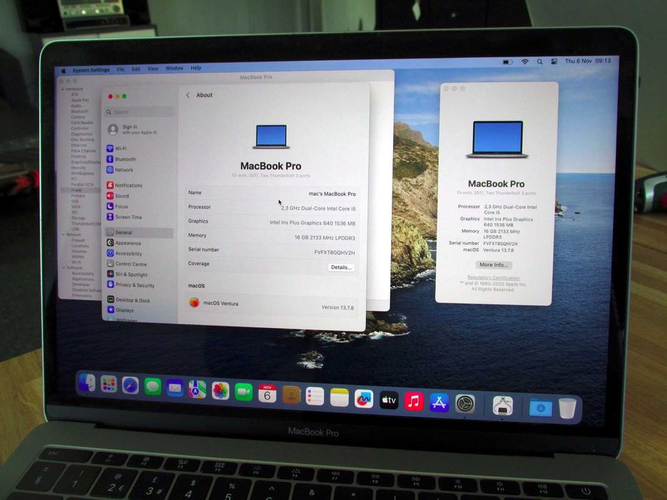 MacBook Pro 13" i5 16GB 250GB SSD laptop notebook apple (08)