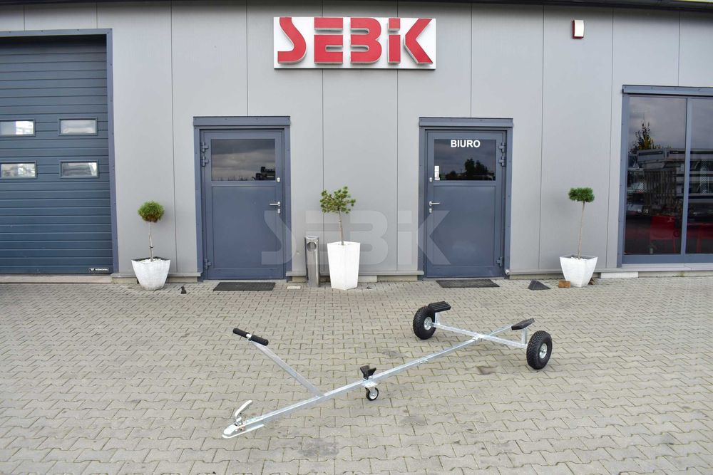 WÓZEK SLIPOWY OCYNKOWANY pod łódź ponton RIB przyczepa bez zaczepu