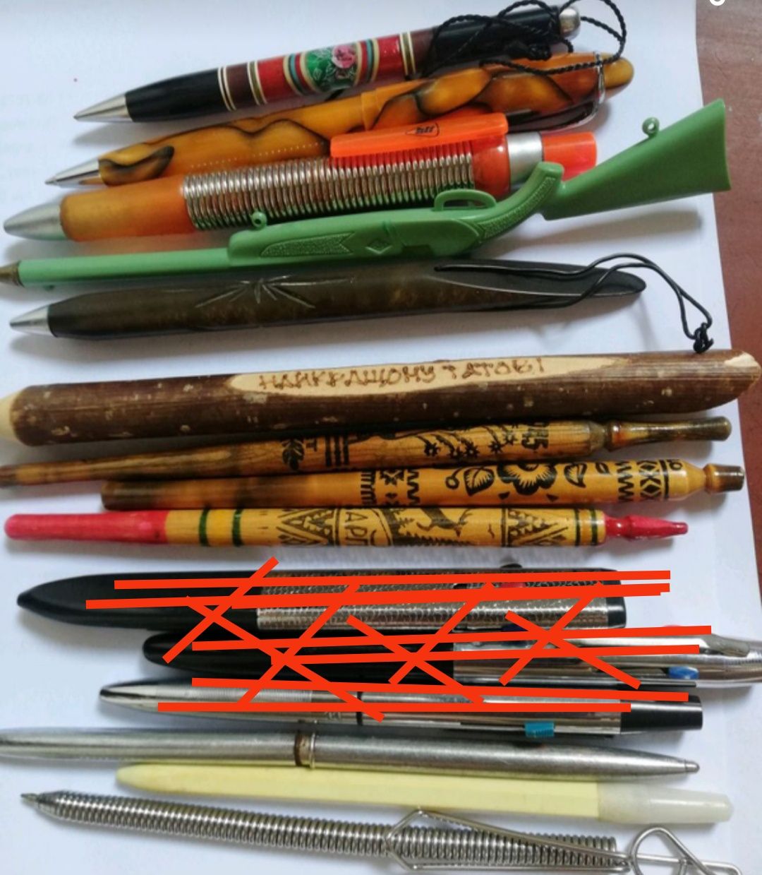 Ручки шариковые и советские