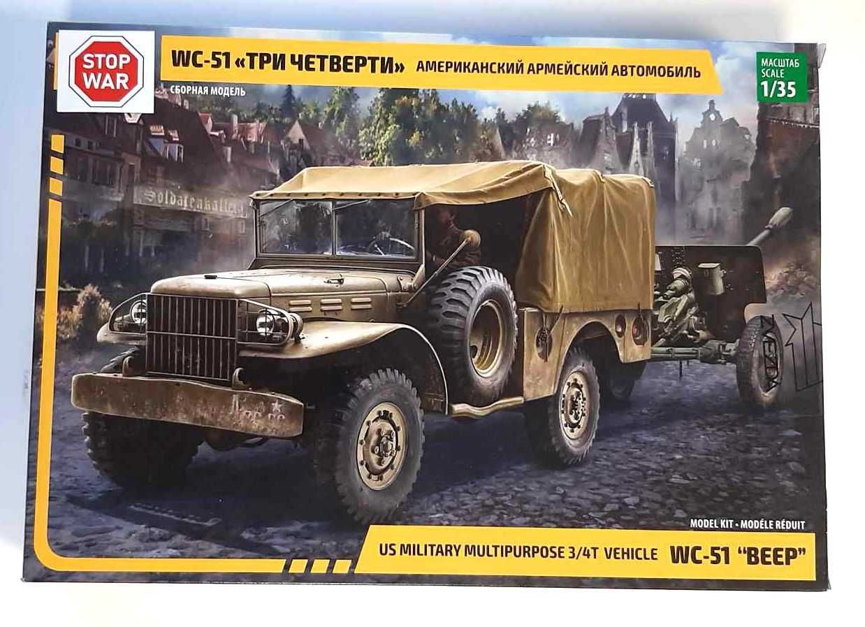 Model plastikowy WC-51 "BEEP" 1/35 ZVEZDA NOWY