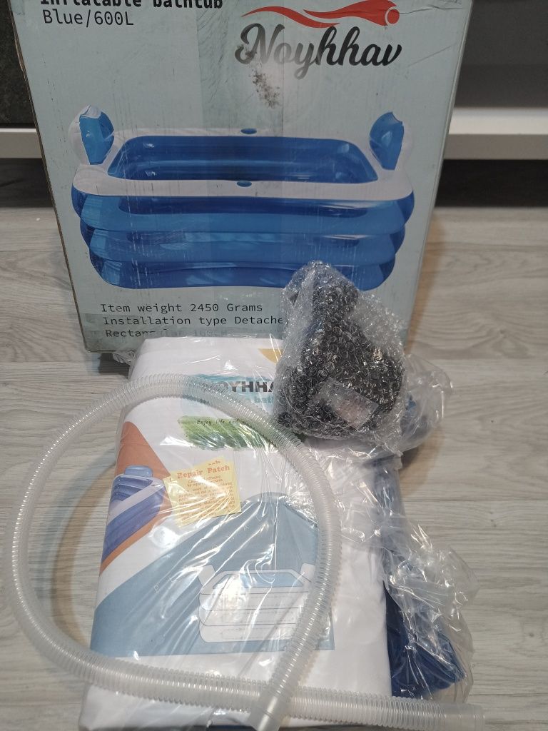 Duży basen dmuchany 600L 160cm NOYHHAV