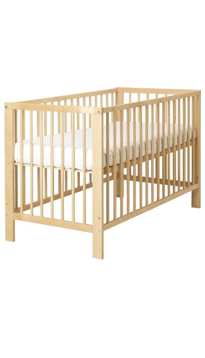 GULLIVER (IKEA) - drewniane łóżeczko dziecięce 60x120. Do 15 paźdz.