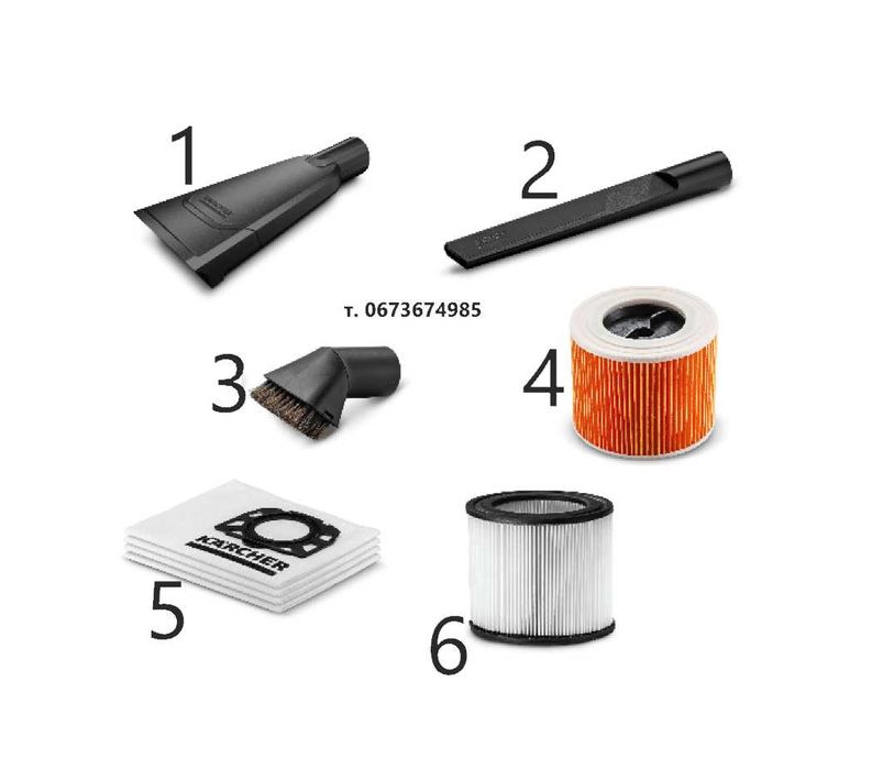 Насадка для пилососа Karcher автомобільна Оригінал