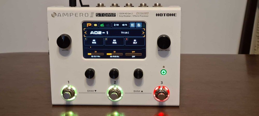 Hotone Ampero II Stomp modeler multiefekt