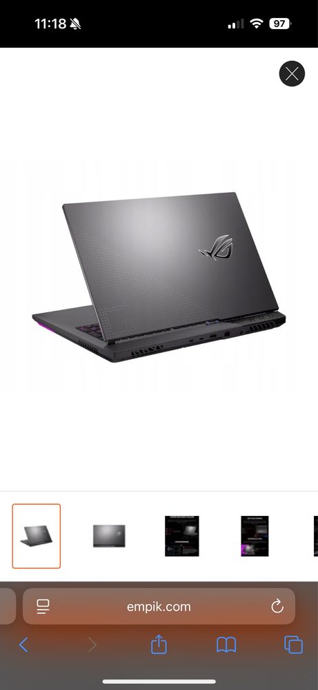 Laptop gamingowy Asus Rog Strix g17