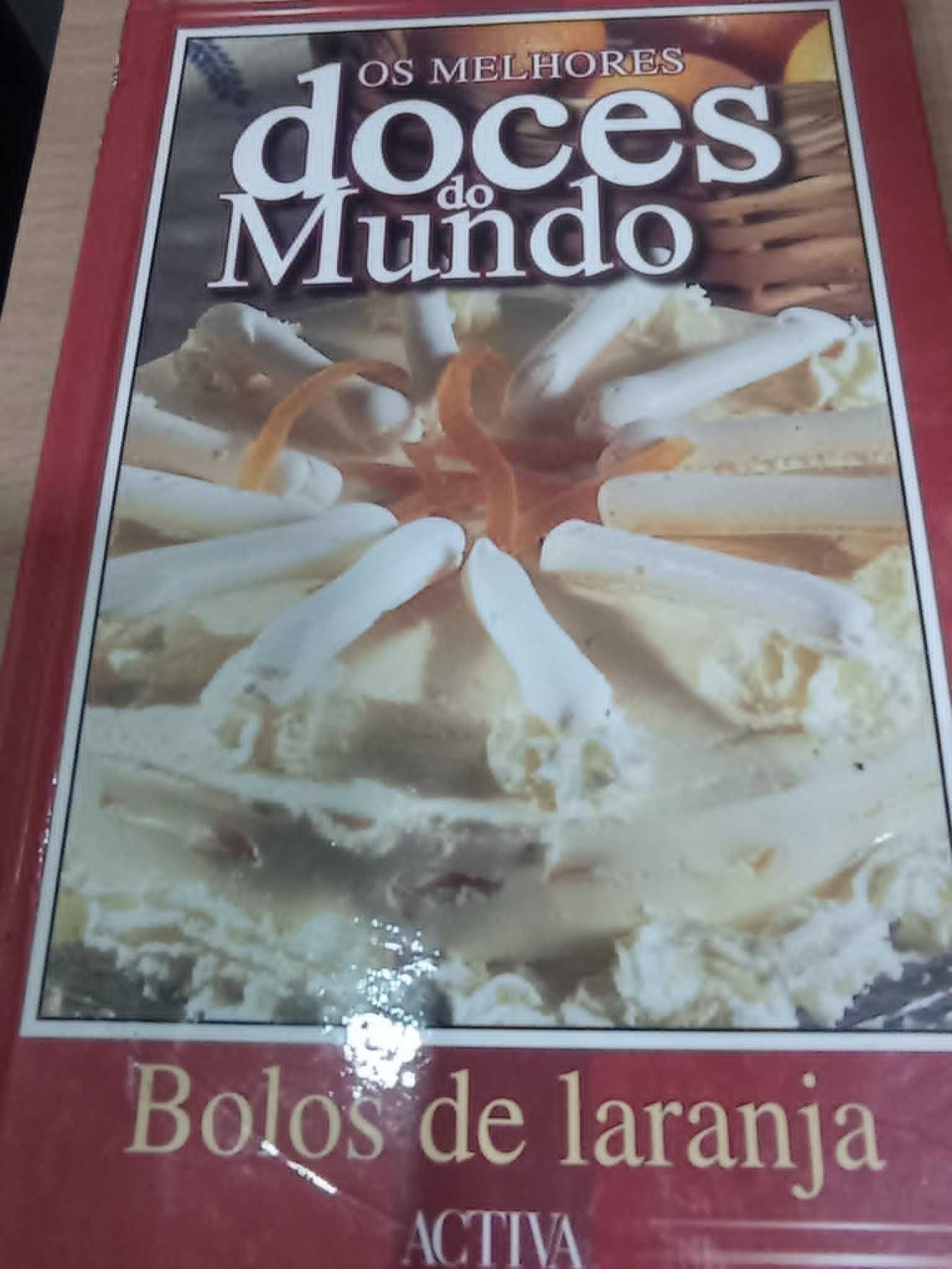 vendo livro os melhores doces do mundo bolos de laranja