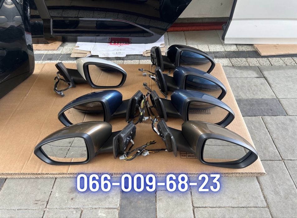 Дзеркало зовнішнє праве та ліве рено меган 4 автоскладне механічне