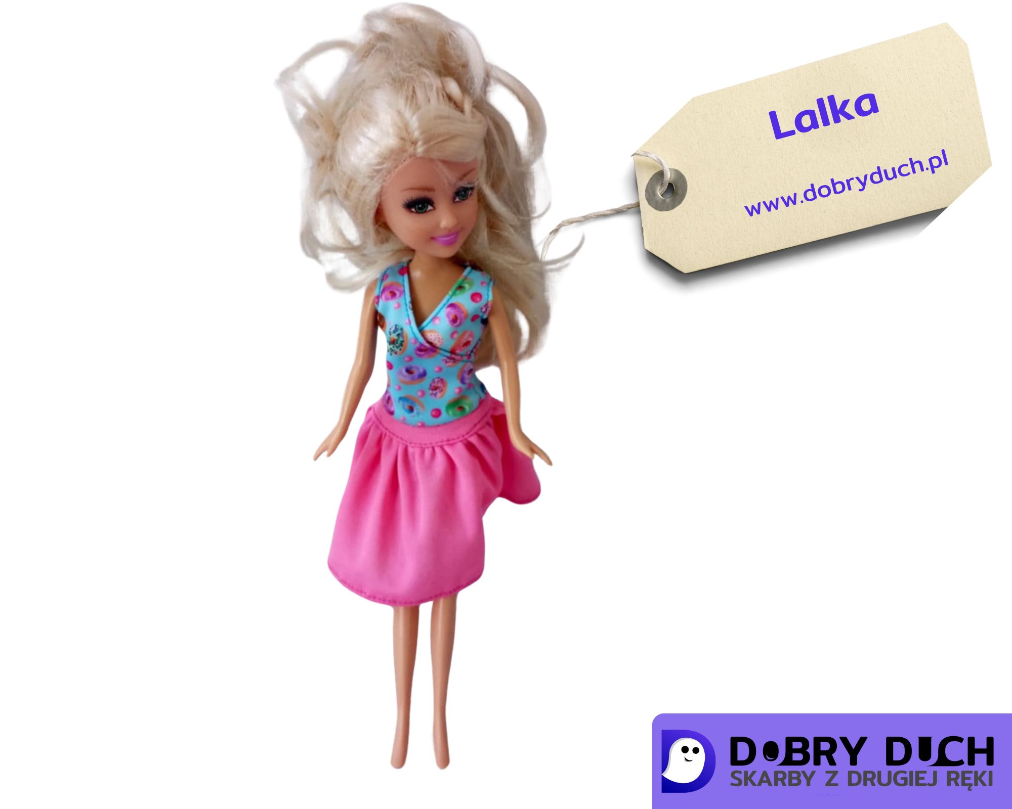 Lalka w stylowej sukience