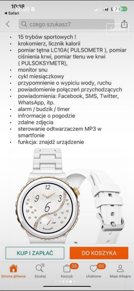 Smartwatch polecam .