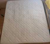 Cama madeira maciça com colchão 175×195