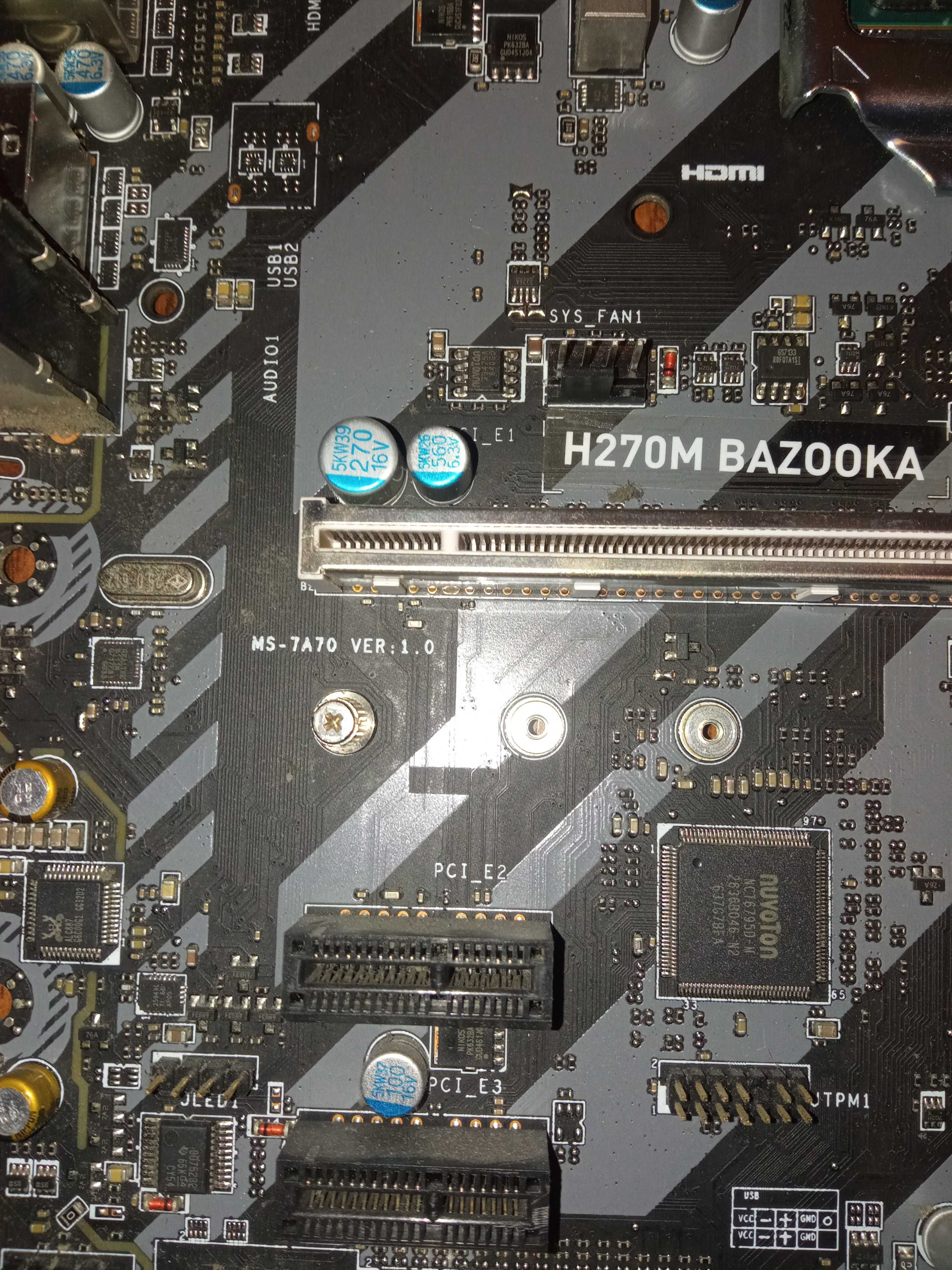 Bundle board MSI H270M Bazooka + i5 7500 3.4GHz