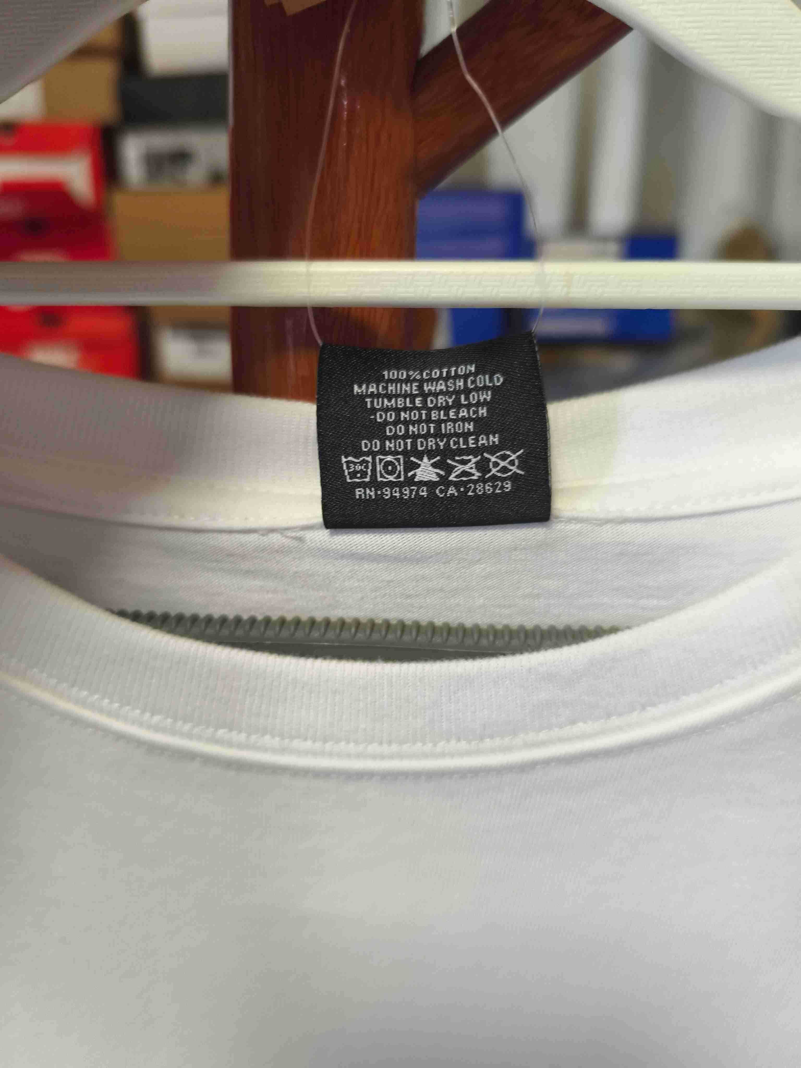 Stussy,Męska biała koszulka z nadrukiem letnim, rozmiar L