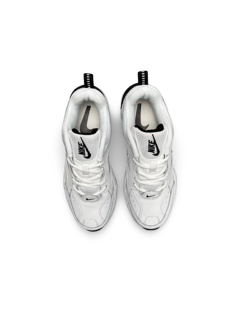 Мужские Кроссовки Nike Air Monarch Белые Кожаные Кроссовки Найк